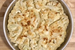 cauliflower gratin recipe utilizing local cauliflower from your Fresh Harvest basket.