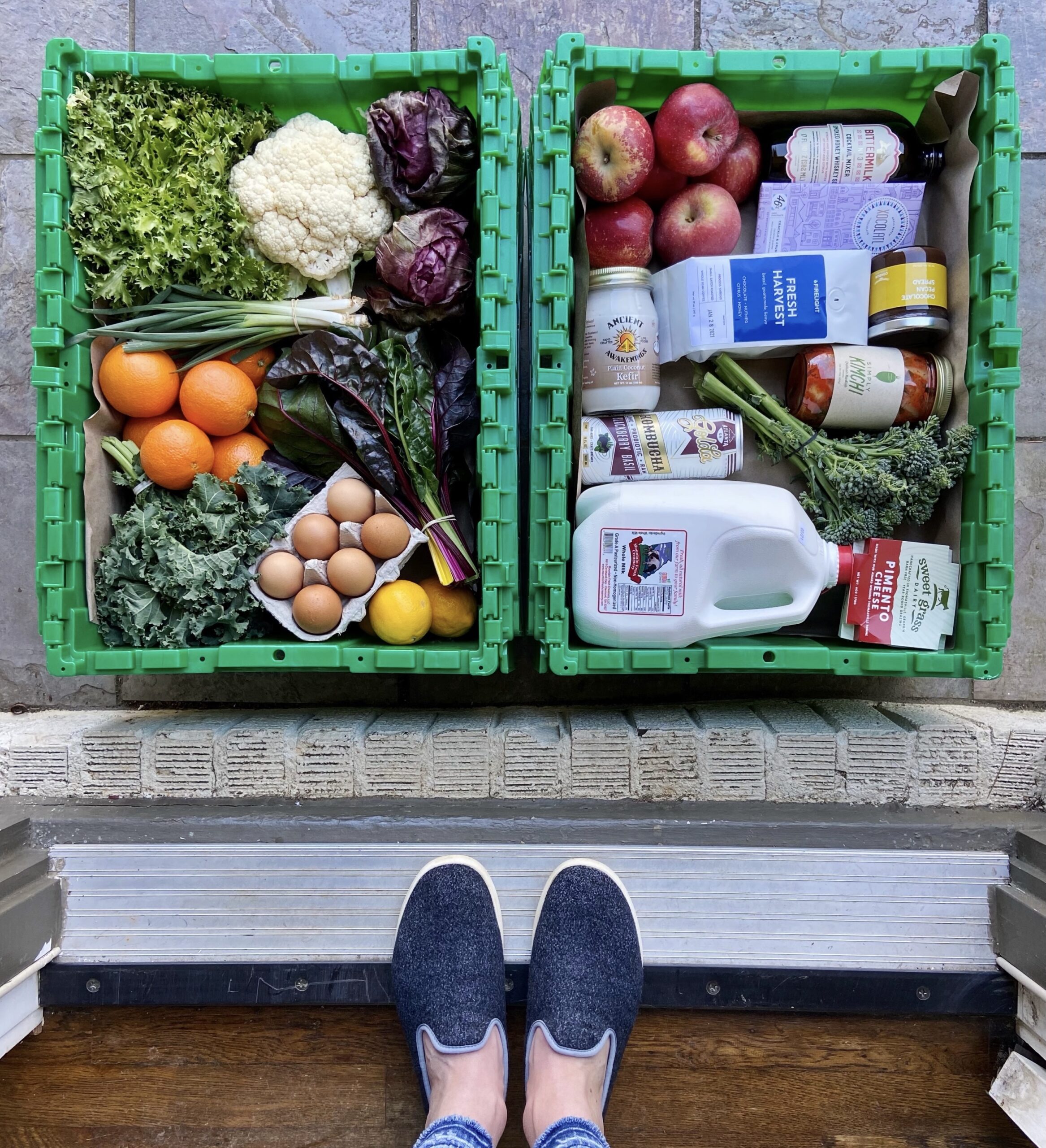 Local food box delivered directly to your home