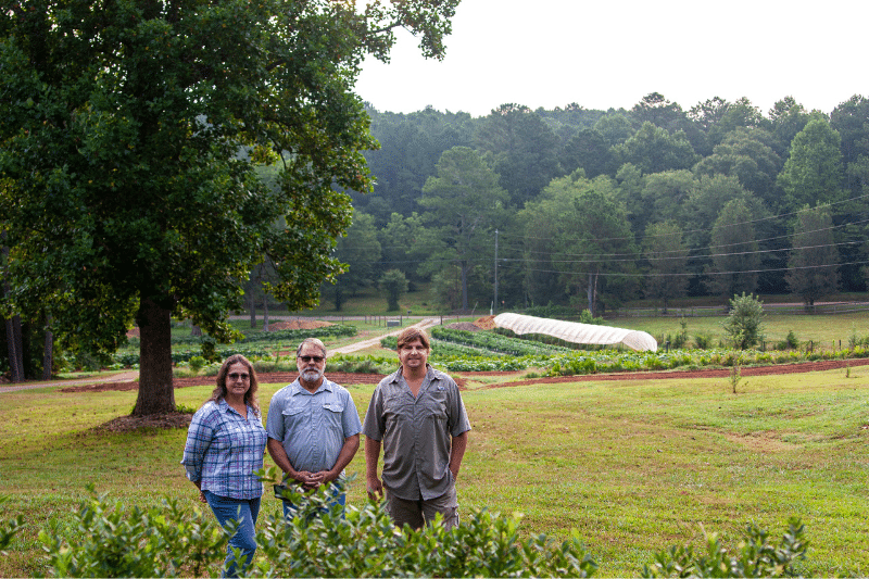 Fry Farm team in Bethlehem, Georgia