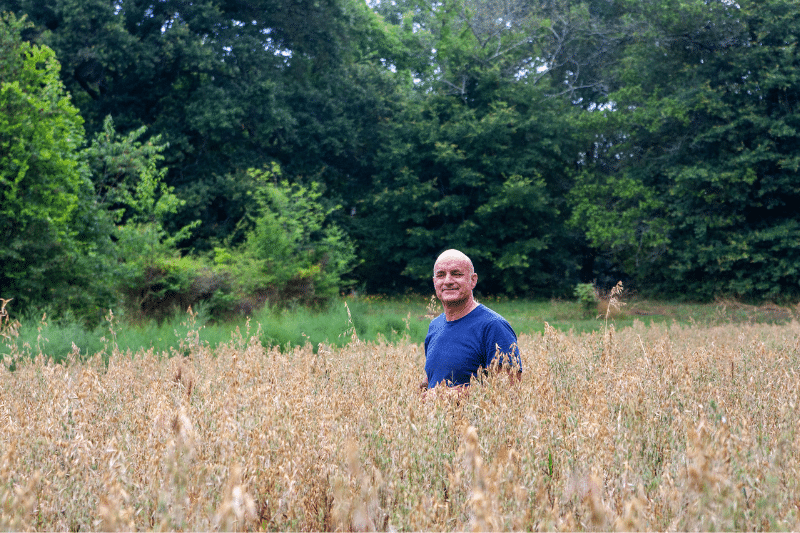 Fresh Harvest farmer in his field