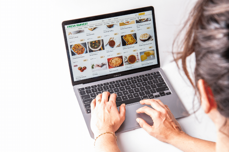 the Fresh Harvest Website