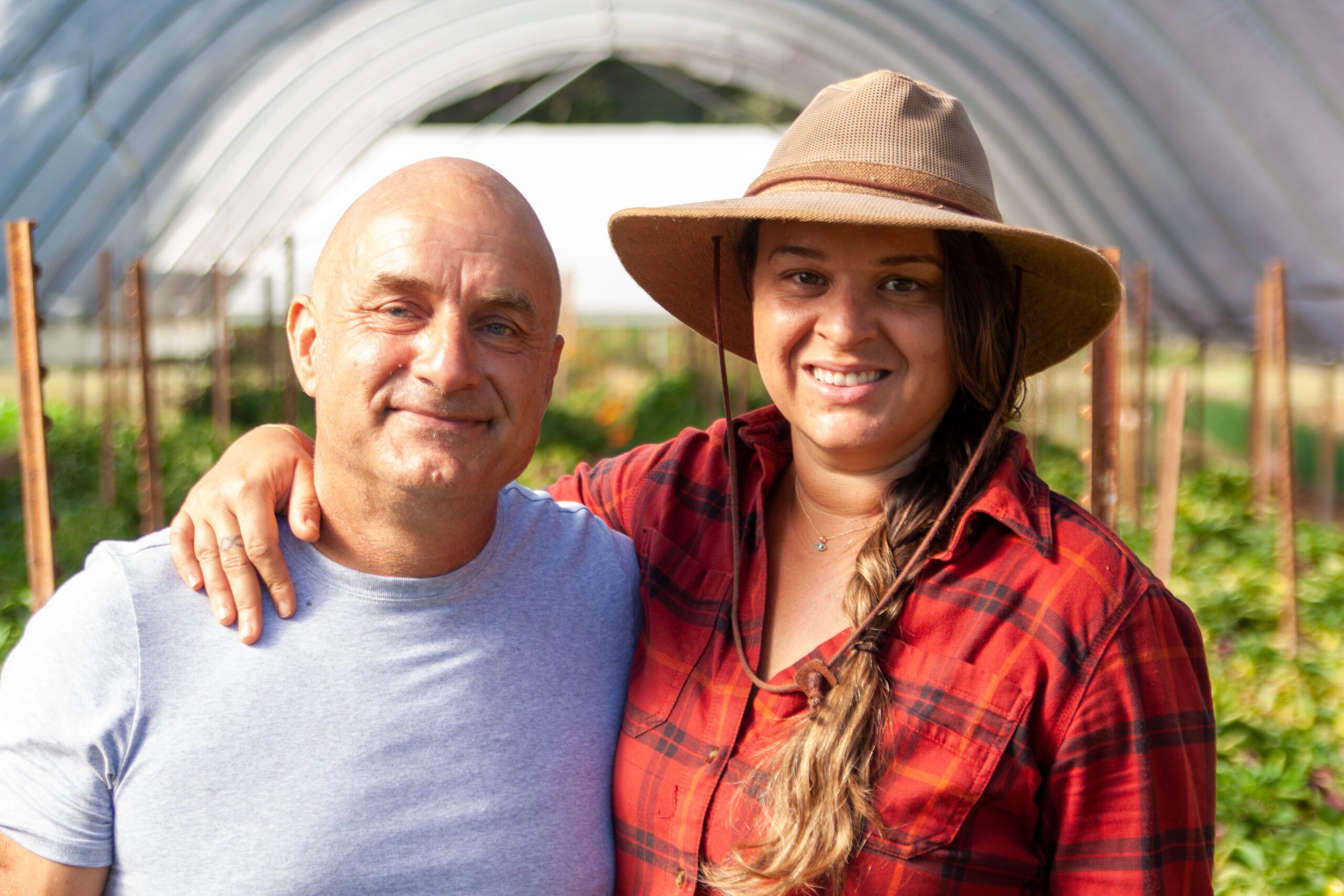 Nicolas and Jeni from Crystal Organic Farm near Atlanta, GA