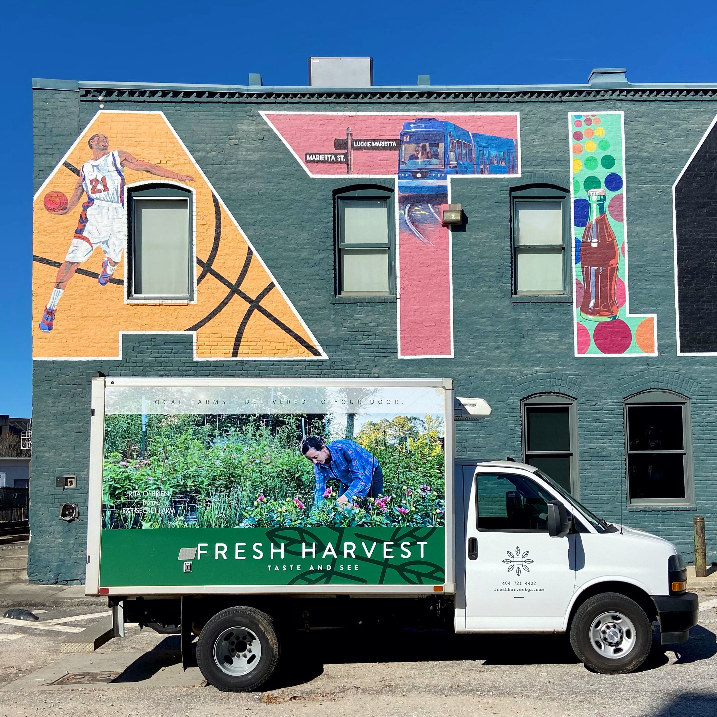 Fresh local food delivery in Atlanta, Georgia